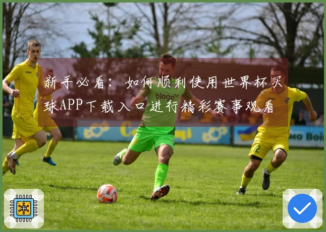 新手必看：如何顺利使用世界杯买球APP下载入口进行精彩赛事观看